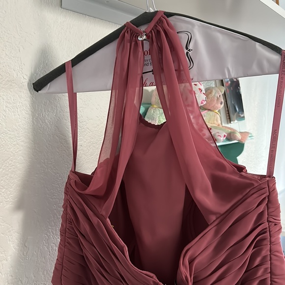 Size 14 blush dress from Diana’s bridal - worn 5 hours  -cleaned just beautiful - Picture 4 of 4